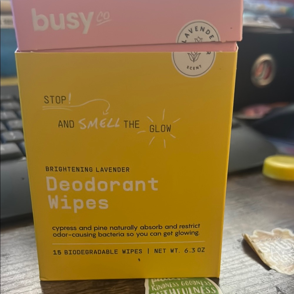 Brightening Lavender Deodorant Wipes